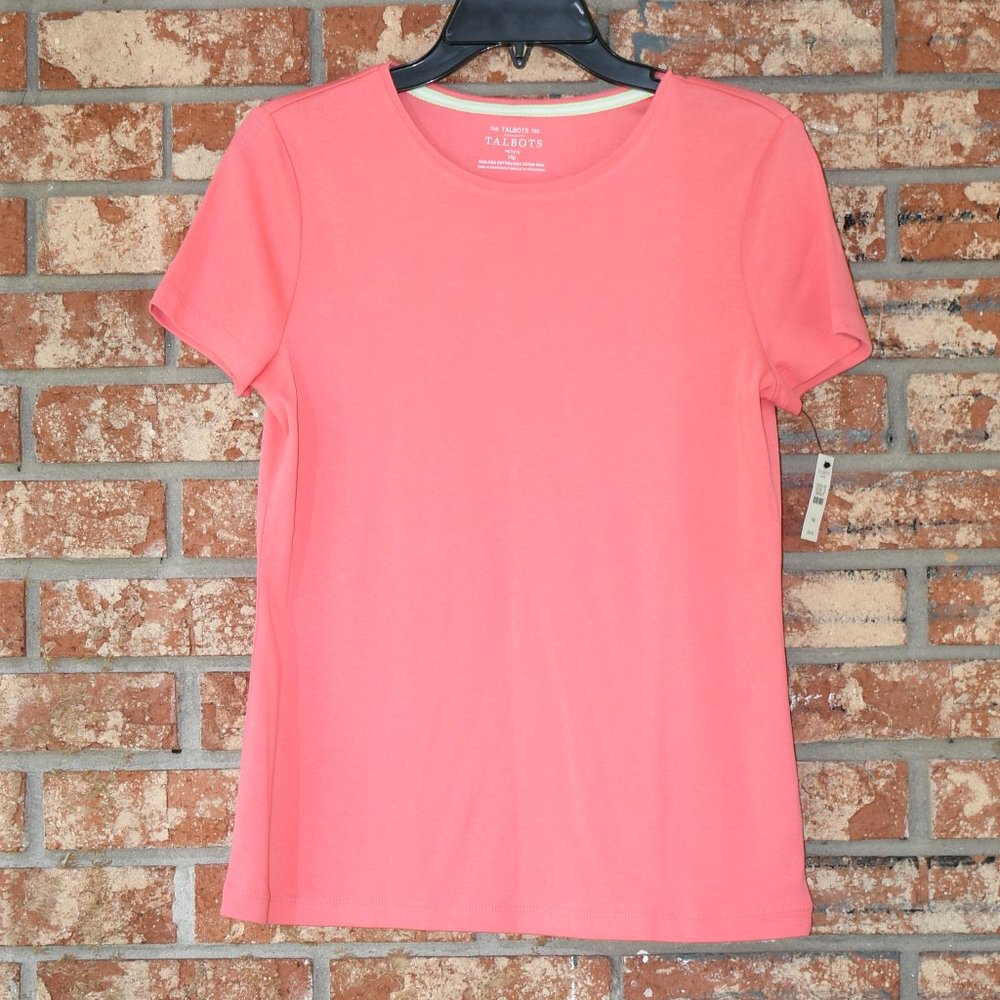 Talbots Pink Short Sleeve Top